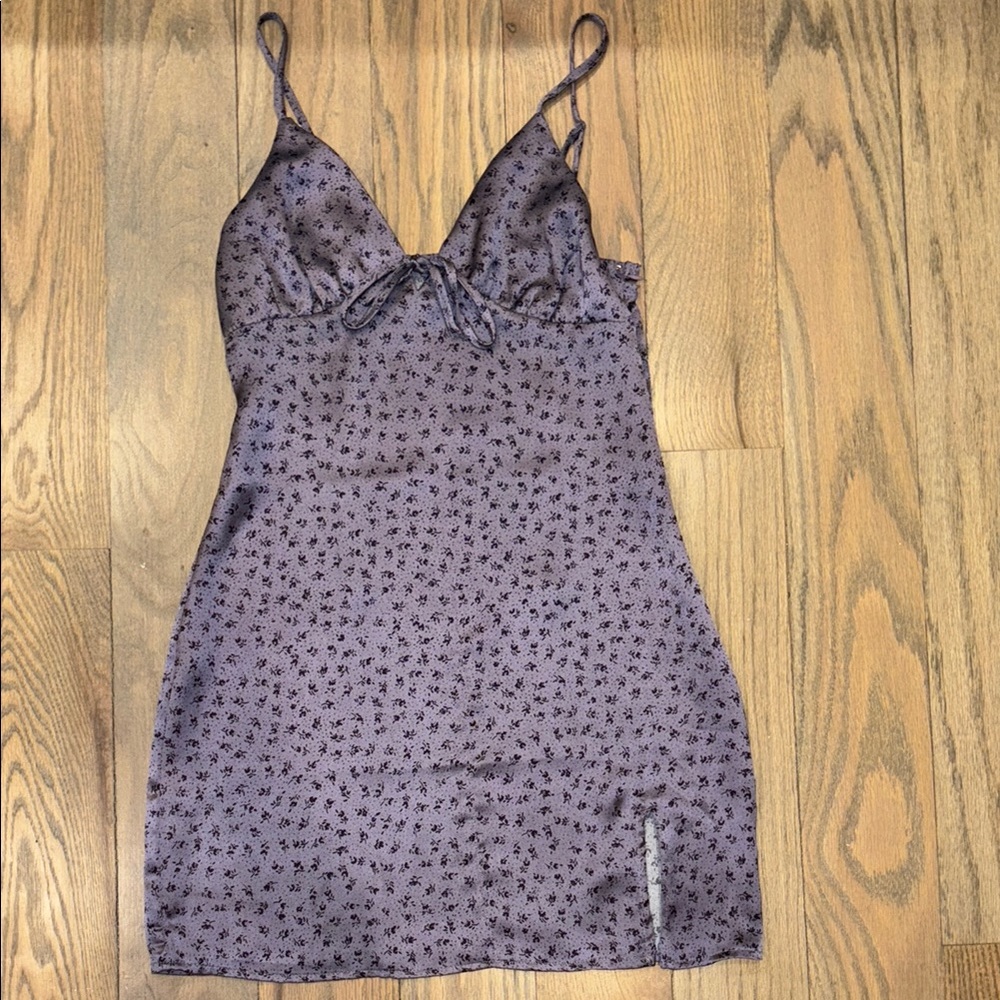 Garage Elegant Purple Mini Dress